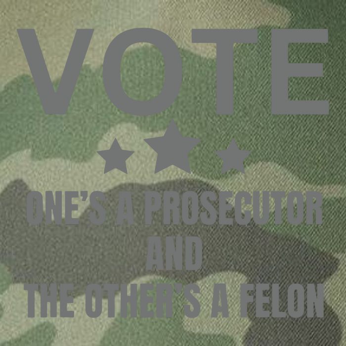 Prosecutor Versus Felon Voter Funny Political Legacy Tie Dye Trucker Hat