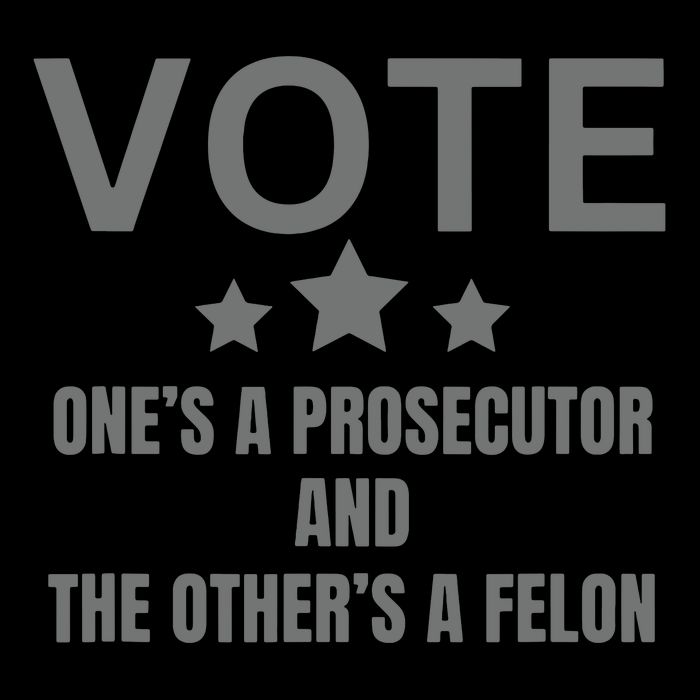 Prosecutor Versus Felon Voter Funny Political 16 in Basic Backpack