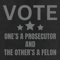Prosecutor Versus Felon Voter Funny Political 25L Jumbo Tote
