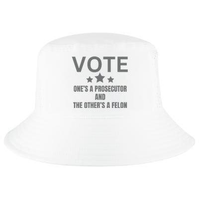 Prosecutor Versus Felon Voter Funny Political Cool Comfort Performance Bucket Hat