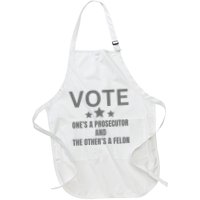 Prosecutor Versus Felon Voter Funny Political Apron