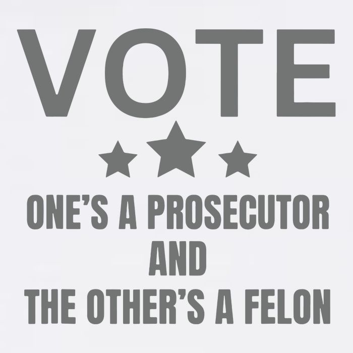 Prosecutor Versus Felon Voter Funny Political Tall T-Shirt