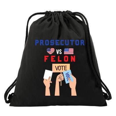 Prosecutor Vs Felon Vote Drawstring Bag