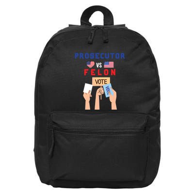 Prosecutor Vs Felon Vote 16 in Basic Backpack