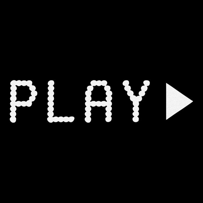 Play Vhs Forward Button Drawstring Bag