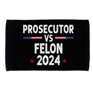 Prosecutor Vs Felon 2024 Funny Voting Election 2024 Microfiber Hand Towel