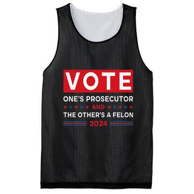 Prosecutor Vs Felon Funny Meme Political Vote Election 2024 Mesh Reversible Basketball Jersey Tank