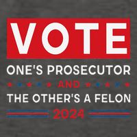 Prosecutor Vs Felon Funny Meme Political Vote Election 2024 Vector Backpack