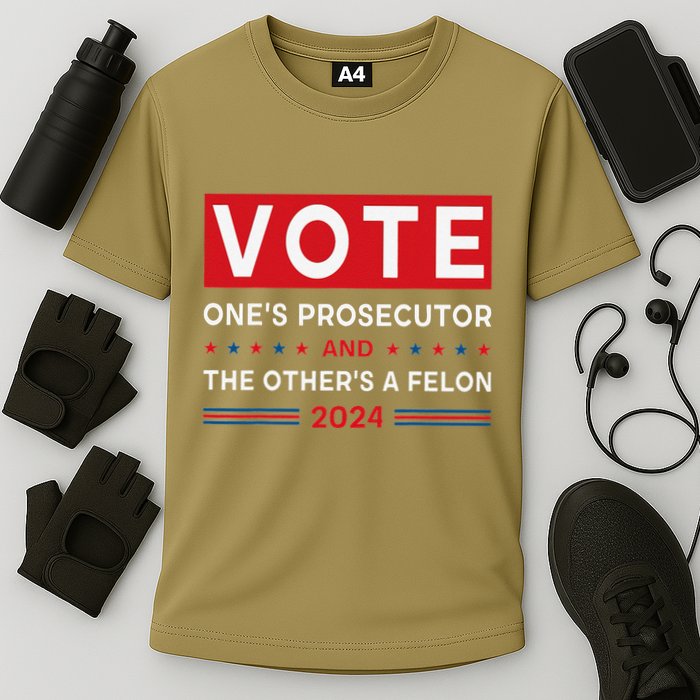 Prosecutor Vs Felon Funny Meme Political Vote Election 2024 Performance Shirt