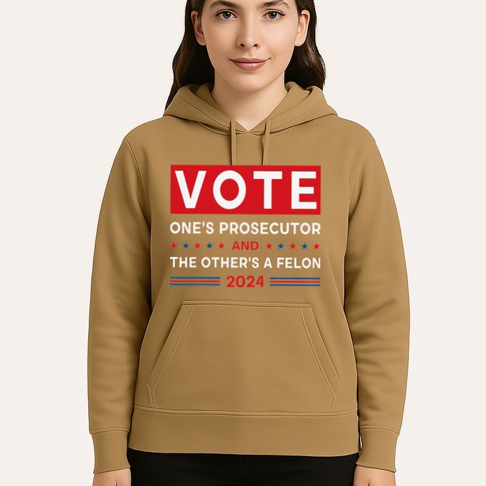 Prosecutor Vs Felon Funny Meme Political Vote Election 2024 Hoodie