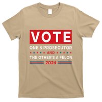 Prosecutor Vs Felon Funny Meme Political Vote Election 2024 T-Shirt