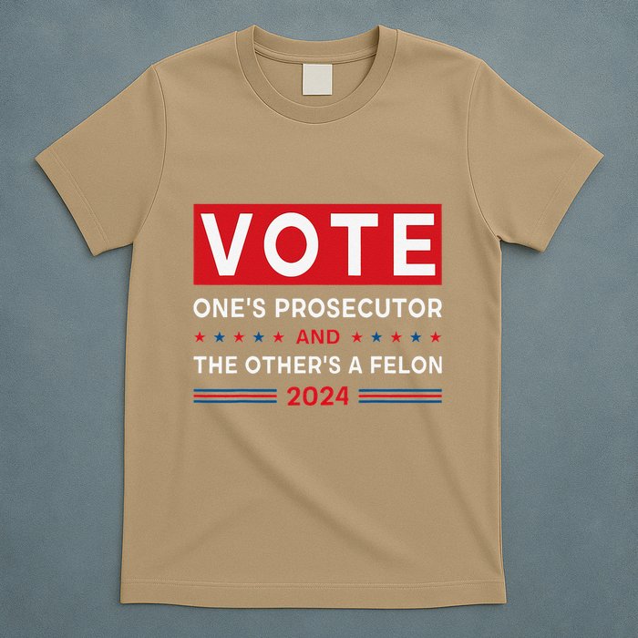 Prosecutor Vs Felon Funny Meme Political Vote Election 2024 T-Shirt