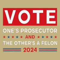 Prosecutor Vs Felon Funny Meme Political Vote Election 2024 T-Shirt