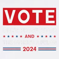 Prosecutor Vs Felon Funny Meme Political Vote Election 2024 Garment-Dyed Sweatshirt