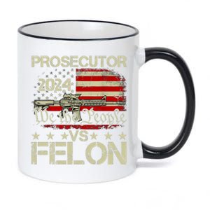 Prosecutor Vs Felon Prosecutor Vs Felon 2024 Election 11oz Black Color Changing Mug