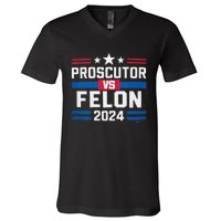 Prosecutor Vs Felon Prosecutor Vs Felon 2024 V-Neck T-Shirt