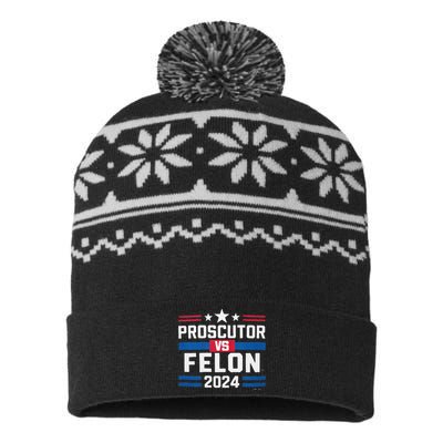 Prosecutor Vs Felon Prosecutor Vs Felon 2024 USA-Made Snowflake Beanie