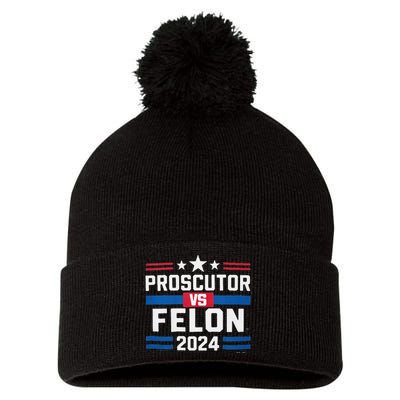 Prosecutor Vs Felon Prosecutor Vs Felon 2024 Pom Pom 12in Knit Beanie