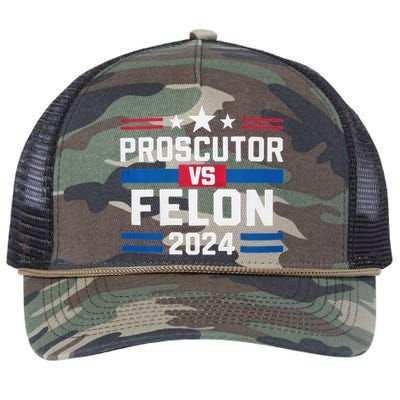 Prosecutor Vs Felon Prosecutor Vs Felon 2024 Retro Rope Trucker Hat Cap