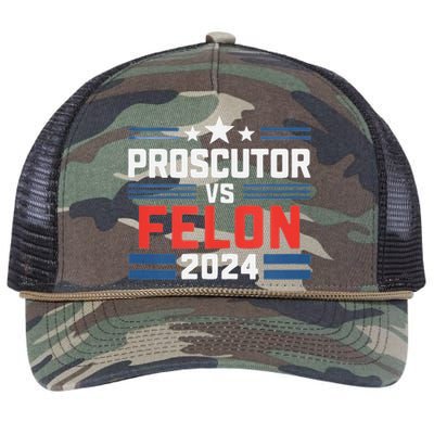 Prosecutor Vs Felon Prosecutor Vs Felon 2024 Retro Rope Trucker Hat Cap