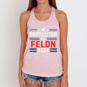 Prosecutor Vs Felon Prosecutor Vs Felon 2024 Women's Knotted Racerback Tank