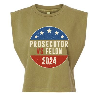 Prosecutor Vs Felon 2024 Vote Design Garment-Dyed Women's Muscle Tee