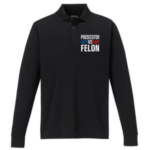 Prosecutor Vs Felon Vote Performance Long Sleeve Polo