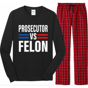 Prosecutor Vs Felon Vote Long Sleeve Pajama Set