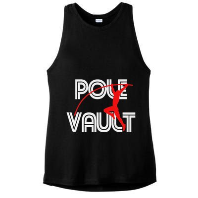 Pole Vault Fun Pole Vaulting Apparel For Vaulters Ladies PosiCharge Tri-Blend Wicking Tank