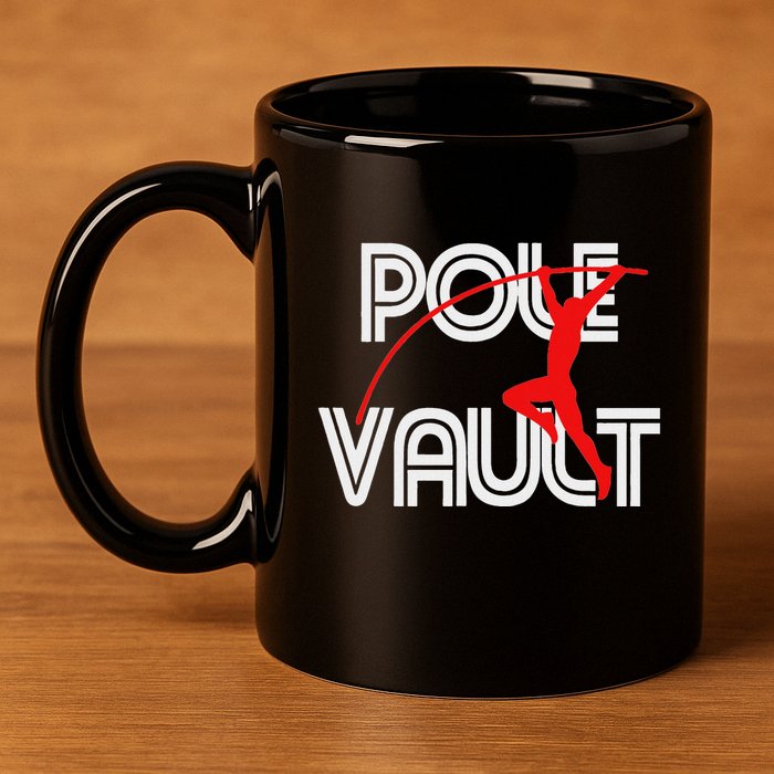 Pole Vault Fun Pole Vaulting Apparel For Vaulters 11oz C Handle Ceramic Mug