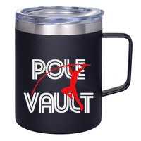 Pole Vault Fun Pole Vaulting Apparel For Vaulters 12oz Stainless Steel Coffee Mug