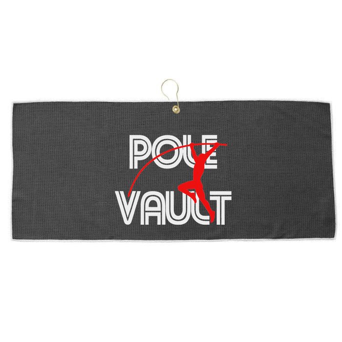 Pole Vault Fun Pole Vaulting Apparel For Vaulters Large Microfiber Waffle Golf Towel