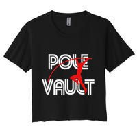 Pole Vault Fun Pole Vaulting Apparel For Vaulters Crop Top