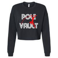 Pole Vault Fun Pole Vaulting Apparel For Vaulters Cropped Pullover Crew