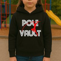 Pole Vault Fun Pole Vaulting Apparel For Vaulters Kids Hoodie