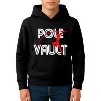 Pole Vault Fun Pole Vaulting Apparel For Vaulters Kids Hoodie