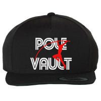 Pole Vault Fun Pole Vaulting Apparel For Vaulters Wool Snapback Cap
