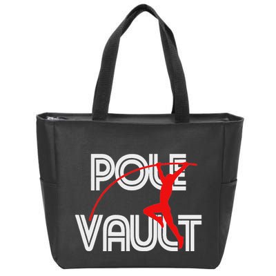 Pole Vault Fun Pole Vaulting Apparel For Vaulters Zip Tote Bag