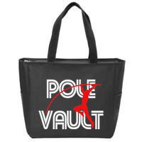 Pole Vault Fun Pole Vaulting Apparel For Vaulters Zip Tote Bag