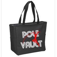 Pole Vault Fun Pole Vaulting Apparel For Vaulters Zip Tote Bag