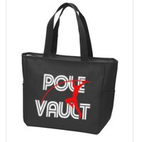 Pole Vault Fun Pole Vaulting Apparel For Vaulters Zip Tote Bag