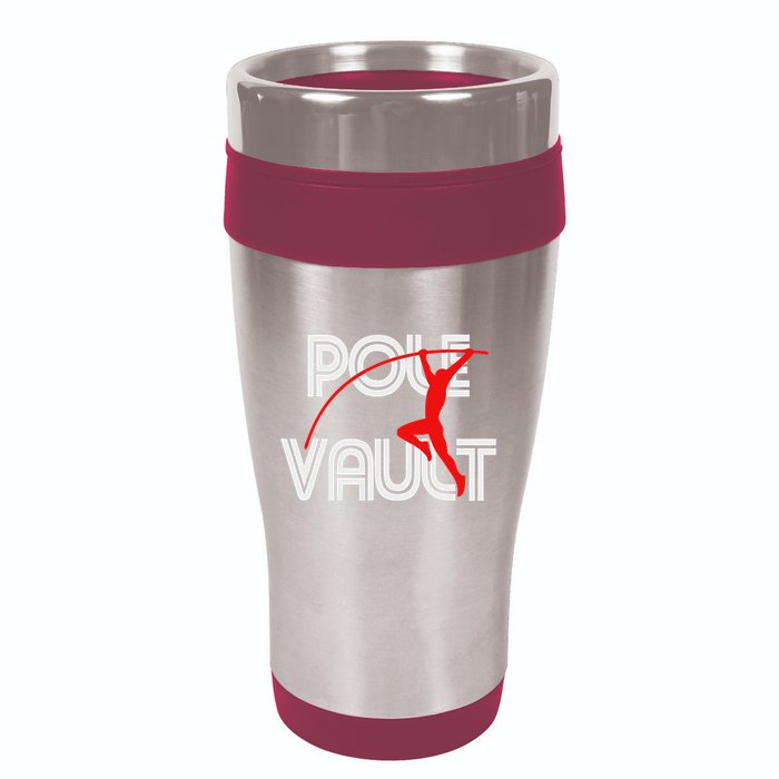 Pole Vault Fun Pole Vaulting Apparel For Vaulters 16oz Travel Tumbler