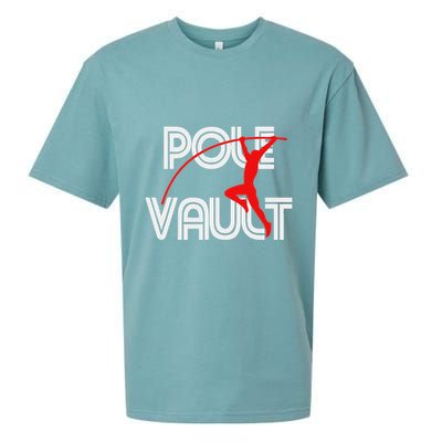 Pole Vault Fun Pole Vaulting Apparel For Vaulters Sueded Cloud Jersey T-Shirt