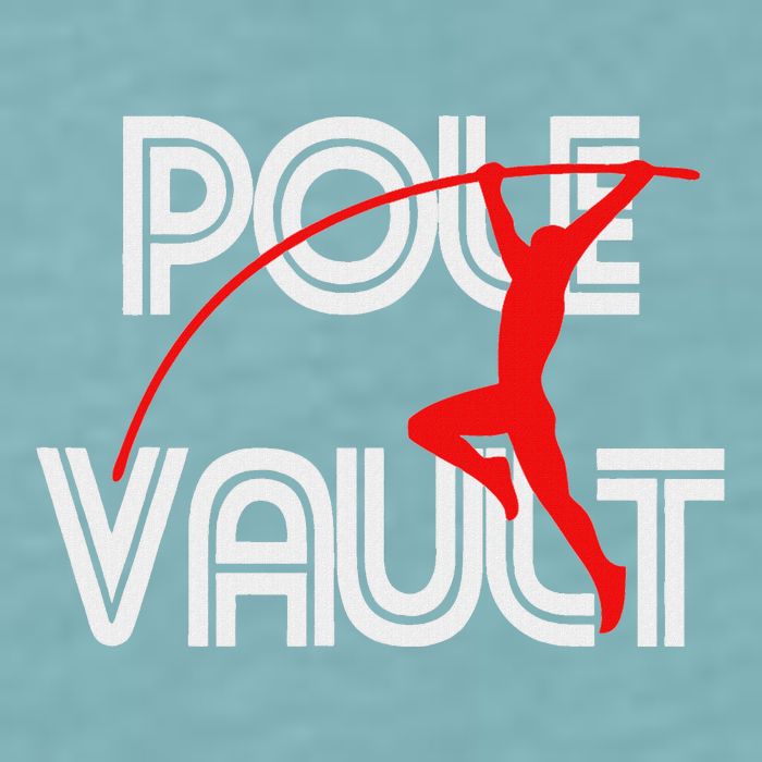Pole Vault Fun Pole Vaulting Apparel For Vaulters Sueded Cloud Jersey T-Shirt