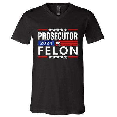 Prosecutor Vs Felon Prosecutor Vs Felon 2024 V-Neck T-Shirt