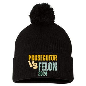 Prosecutor Vs Felon 2024 Pom Pom 12in Knit Beanie