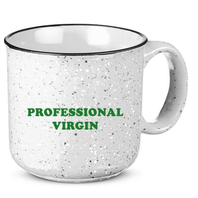 Professional Virgin Funny Quote Professional Virgin 15oz Campfire Ceramic Mug