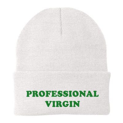 Professional Virgin Funny Quote Professional Virgin Beanie