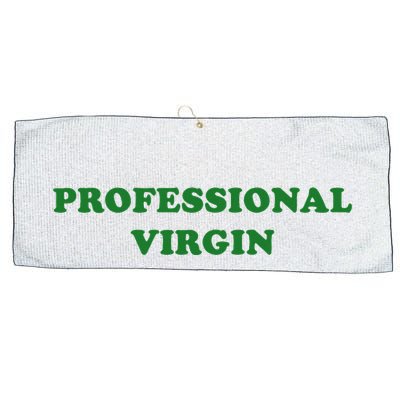 Professional Virgin Funny Quote Professional Virgin Large Microfiber Waffle Golf Towel