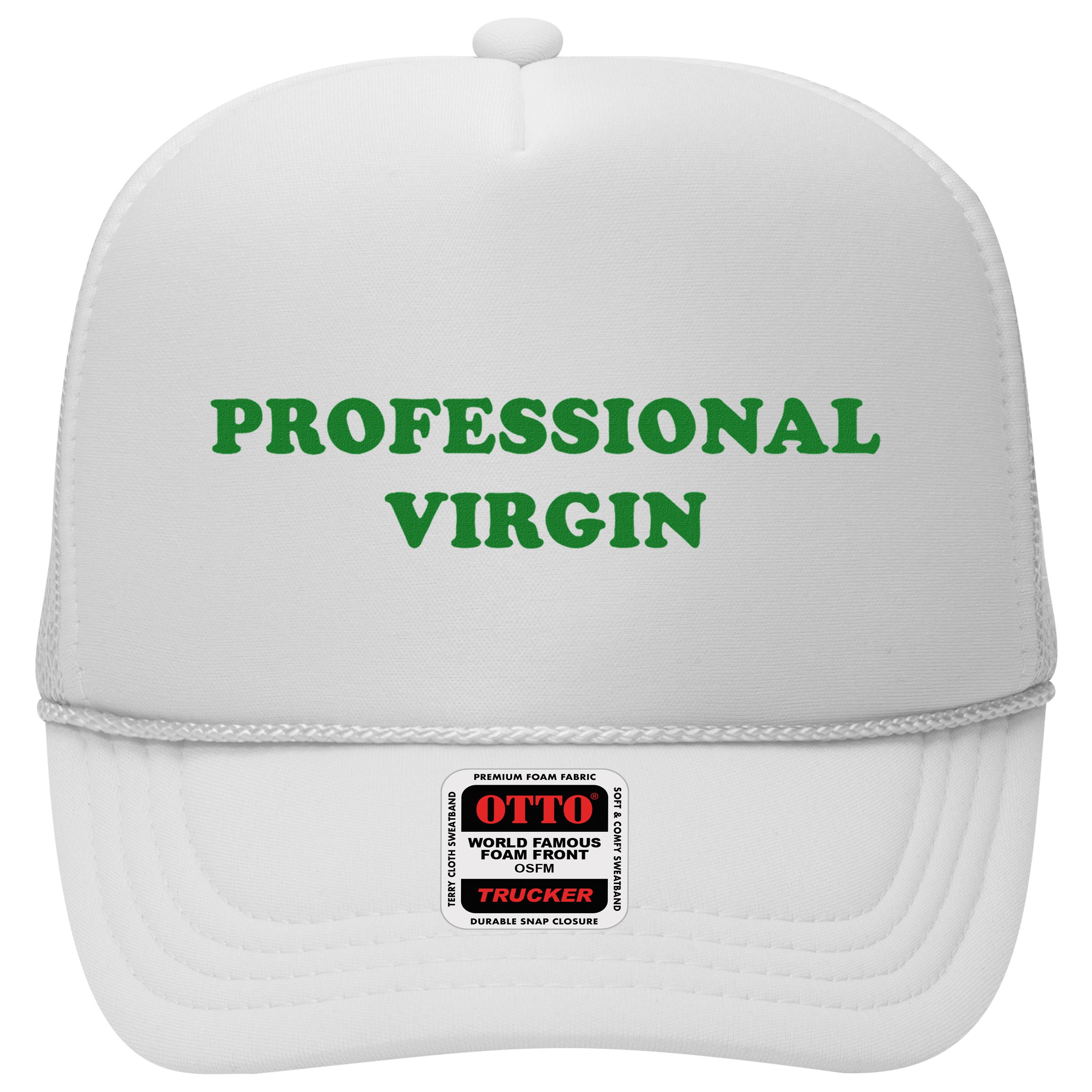 Professional Virgin Funny Quote Professional Virgin Hat